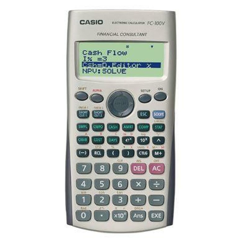 Calculatrice scientifique Casio FC-100V Gris (10 Unités)