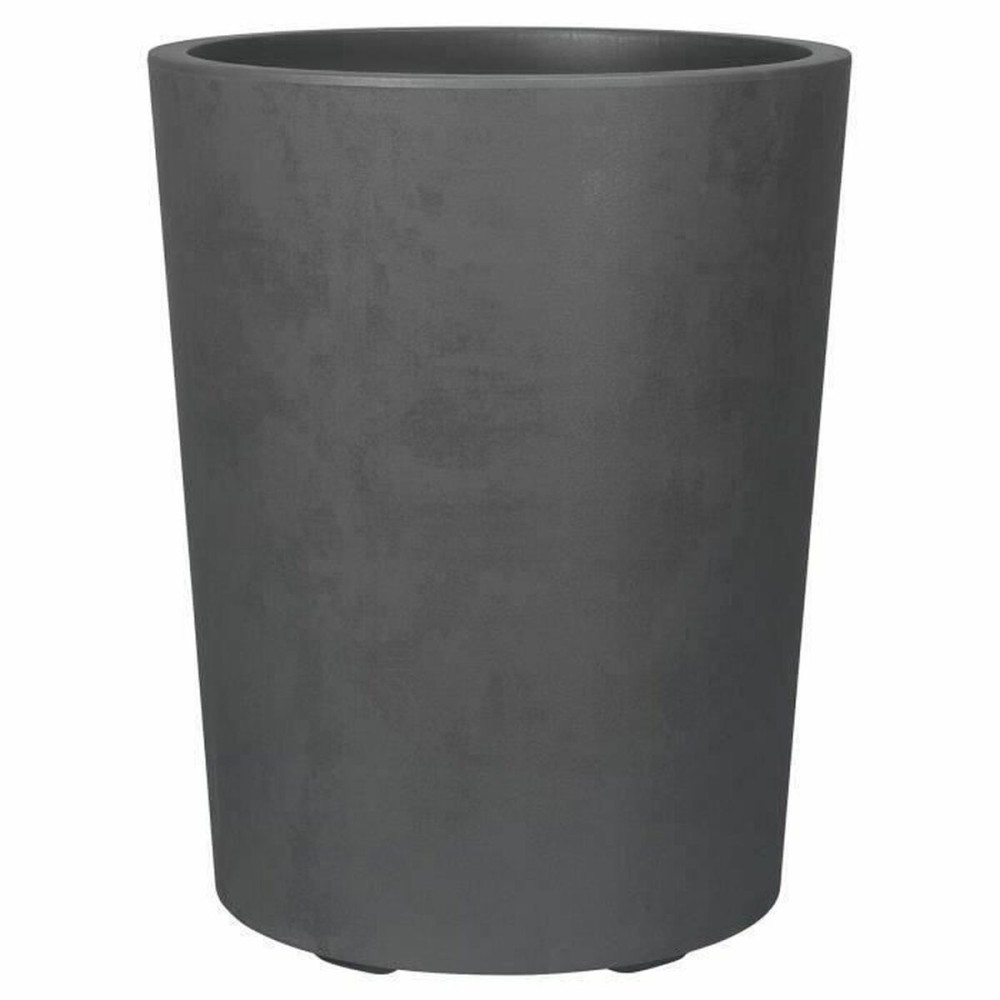 Cache-pot Deroma Millennium R Gris Anthracite Plastique Plastique recyclé Rond Vase
