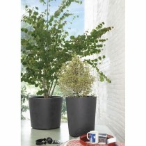 Cache-pot Deroma Millennium R Gris Anthracite Plastique Plastique recyclé Rond Vase