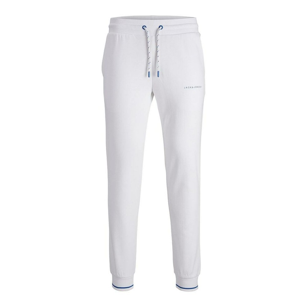 Pantalon de Survêtement pour Adultes Jack & Jones JPSTGORDON JJGLOBUS  12225105  Blanc Homme