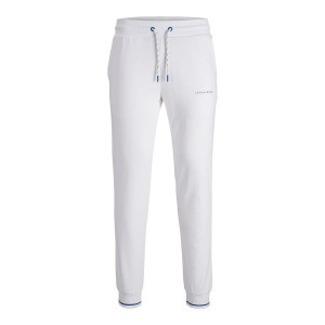 Pantalon de Survêtement pour Adultes Jack & Jones JPSTGORDON JJGLOBUS  12225105  Blanc Homme