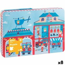 Puzzle Apli 48 x 32 cm Fireman 24 Pieces (8 Units)