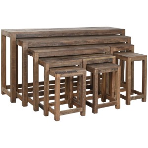 Ensemble de tables Home ESPRIT 160 x 40 x 82 cm