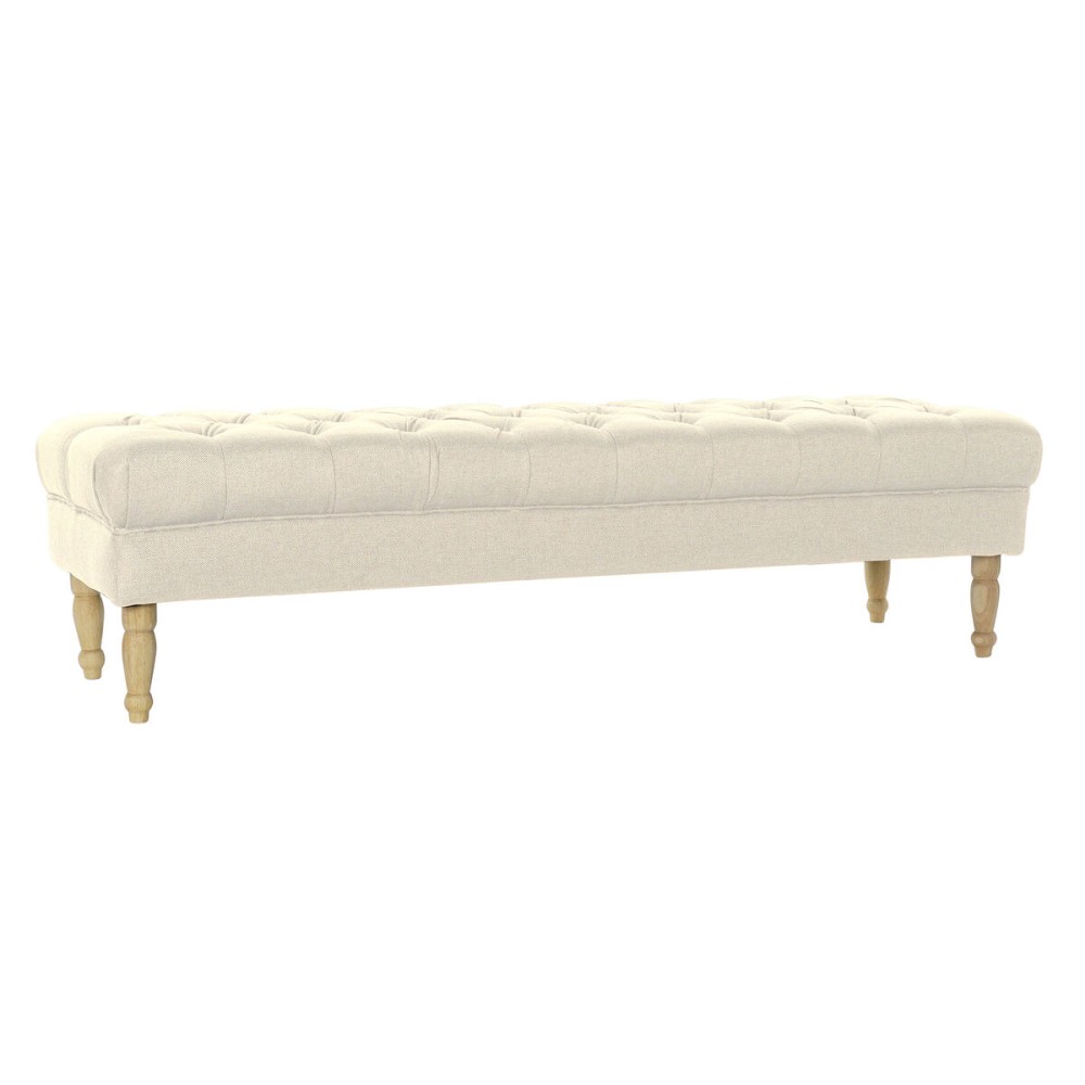 Banquette Home ESPRIT Crème Polyester Bois