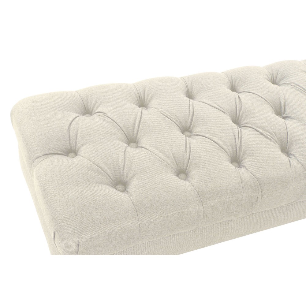 Banquette Home ESPRIT Crème Polyester Bois