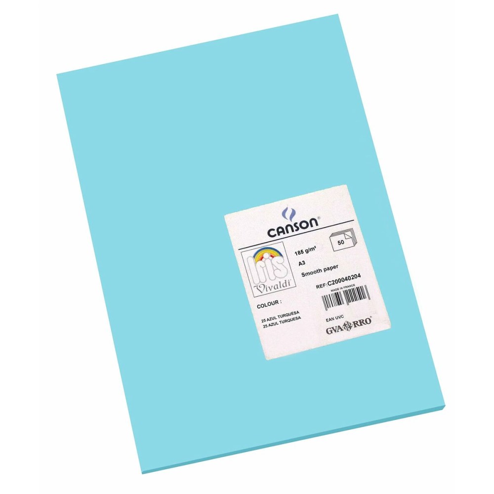 Papiers carton Iris Turquoise