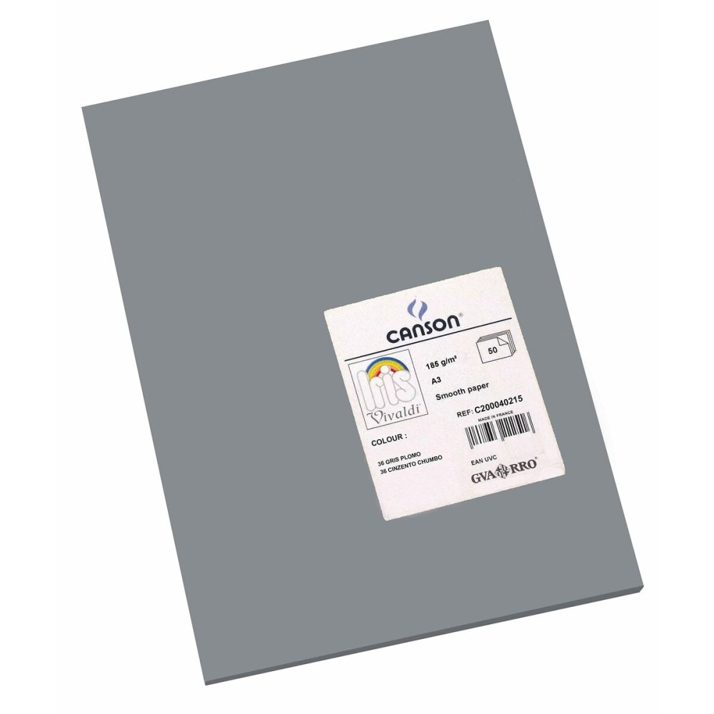 Papiers carton Iris Gris