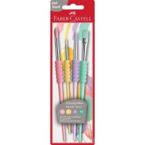 Pinceaux Faber-Castell 4 Pièces Gâteau (10 Unités)