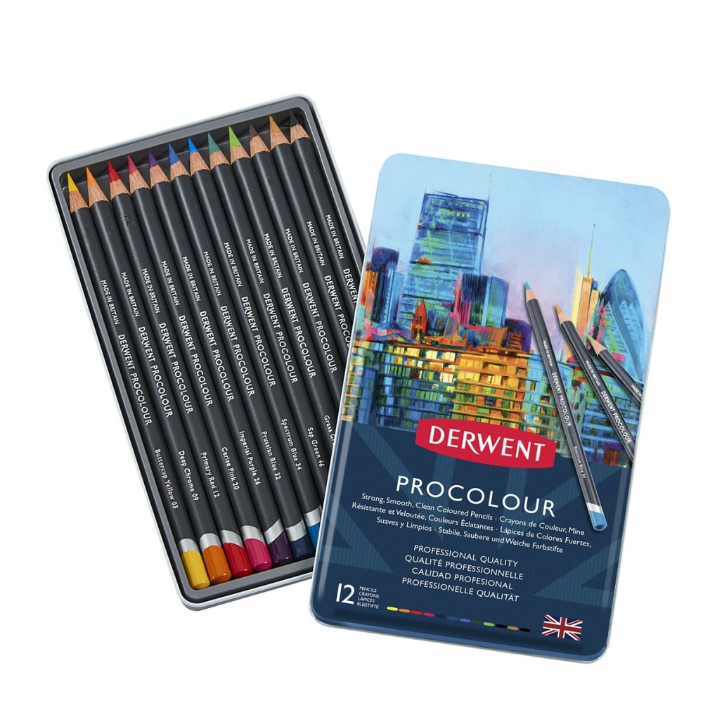 Crayons de couleur DERWENT Procolour Multicouleur