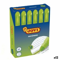 Marqueur fluorescent Jovi Jovi!neon Vert 12 Pièces