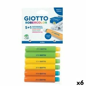 porte-craie Giotto Multicouleur 6 Unités 6 Pièces