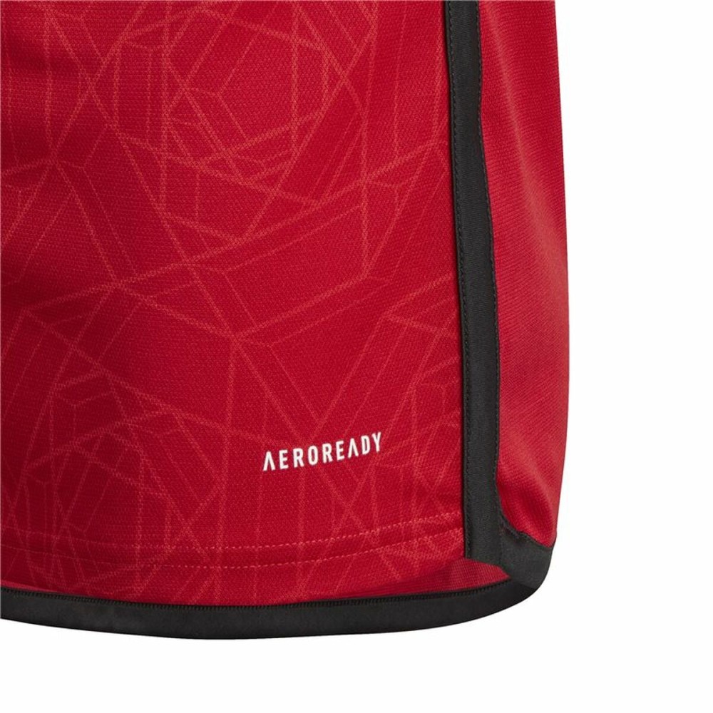 Maillot de Football à Manches Courtes pour Enfants Adidas Manchester (7-8 Ans)