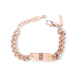 Men's Bracelet Police PJ25590BSRG.03 20 cm