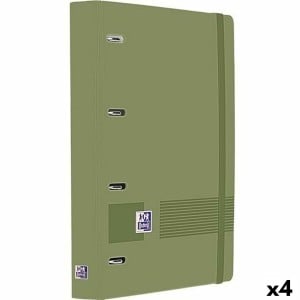 Reliure à anneaux Oxford LIVE&GO Vert A4+ (4 Unités)