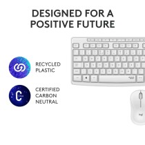 Clavier Logitech 920-009823 Blanc Espagnol Qwerty QWERTY Qwerty UK