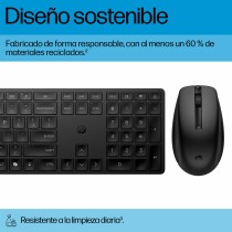 Tastatur mit Maus HP 4R009UT Schwarz