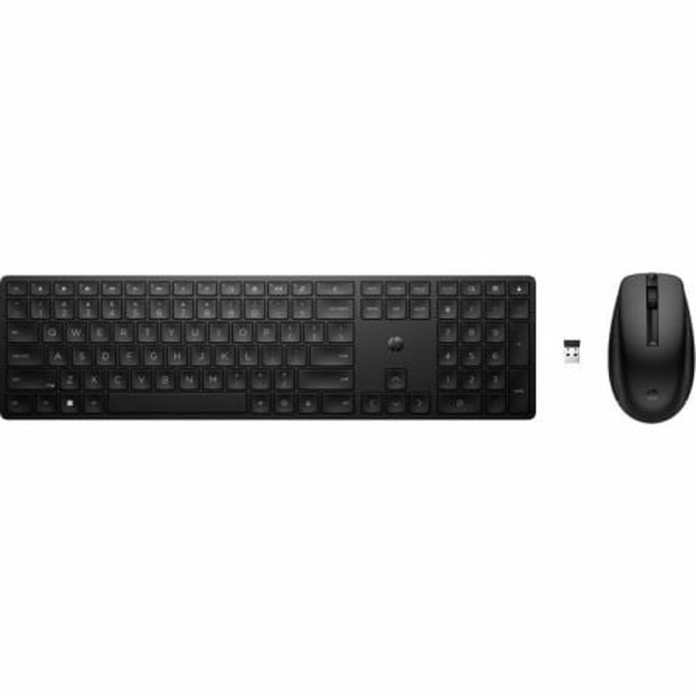 Tastatur mit Maus HP 4R009UT Schwarz