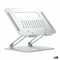 Laptop-Stand Aisens XL Aluminium Silberfarben 18 Stück