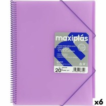 Classeur Grafoplas Lavande A4 (6 Unités)