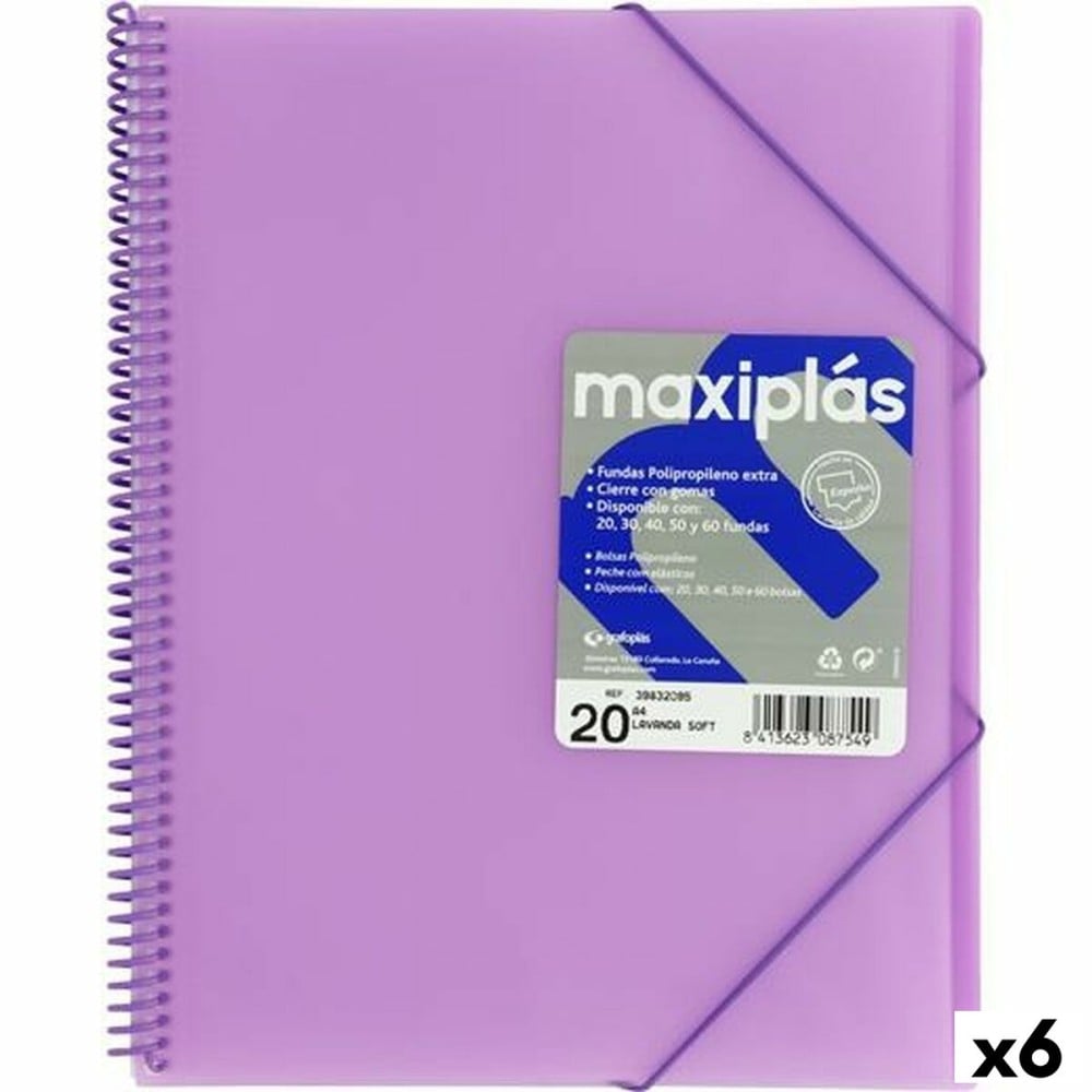 Ordnungsmappe Grafoplas Lavendel A4 (6 Stück)