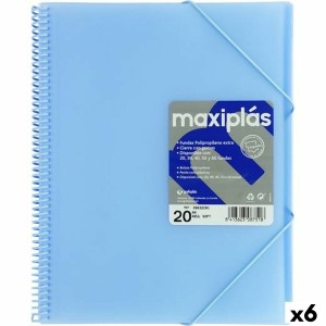 Classeur Grafoplas Bleu A4 (6 Unités)