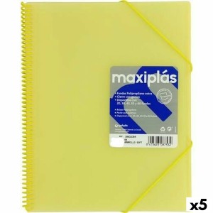 Classeur Grafoplas Jaune A4 (5 Unités)