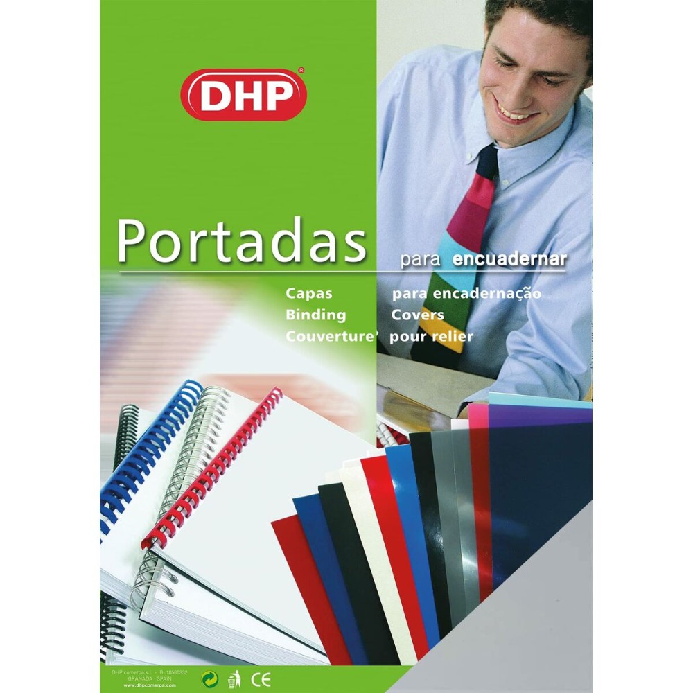 Couvertures de reliure DHP Transparent A4 PVC 100 Pièces