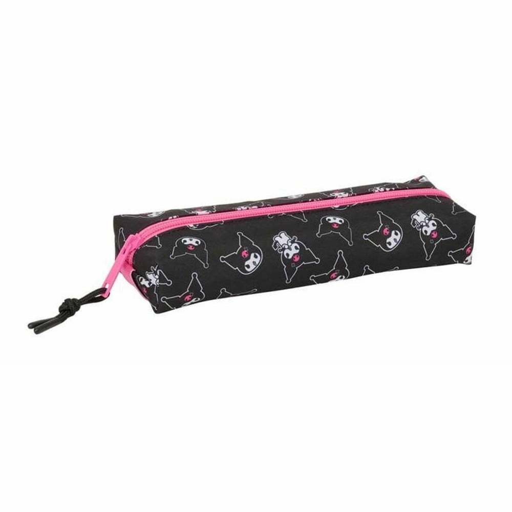 Schulmäppchen Kuromi Schwarz Pink 22 x 4 x 7 cm