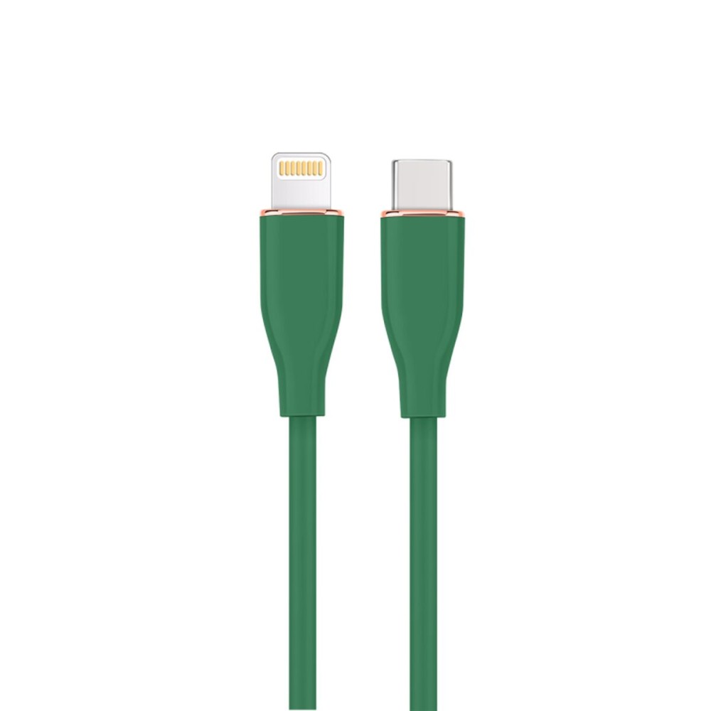 Câble Lightning GEMBIRD CC-USB2S-CM8PM-1.5M-G Vert 1,5 m
