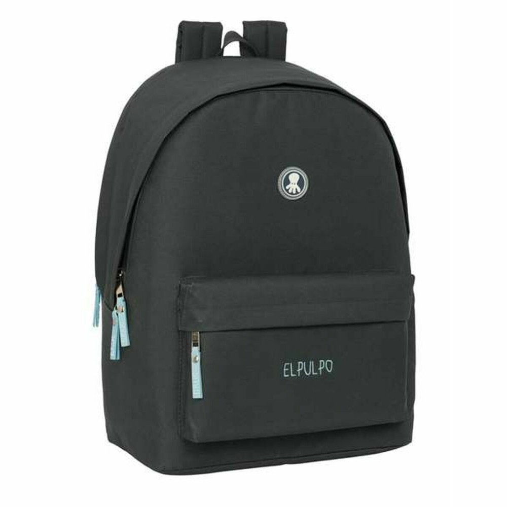 Schulrucksack El Pulpo Grau 31 x 44 x 18 cm