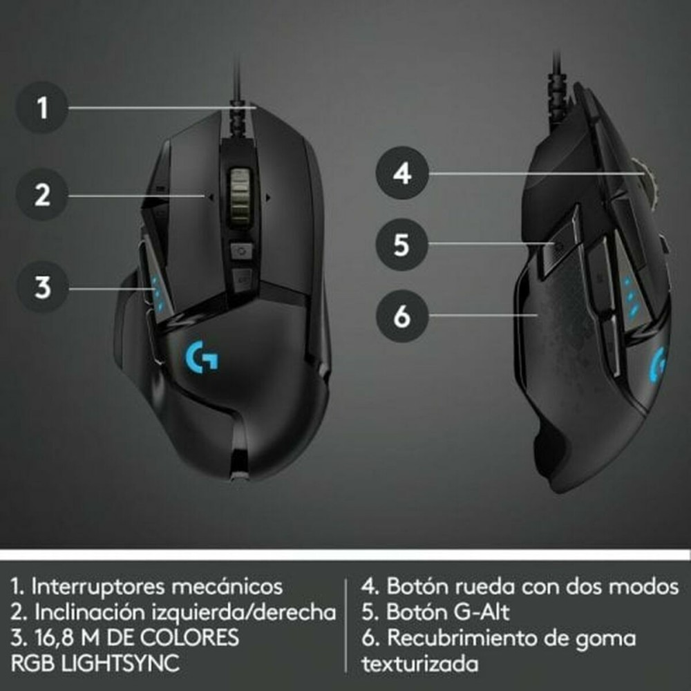 Mouse Logitech 910-005471 Black 16000 dpi 25600 dpi