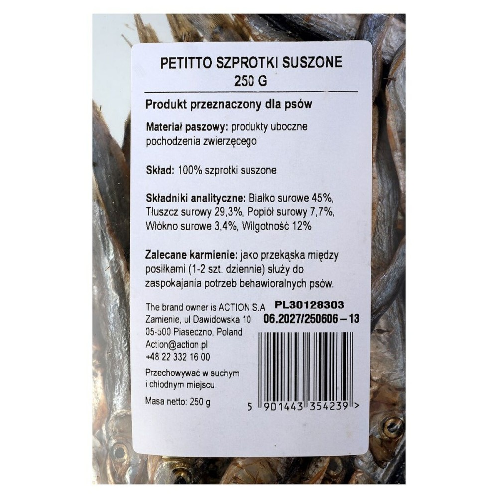 Dog Snack Petitto Fish 250 g