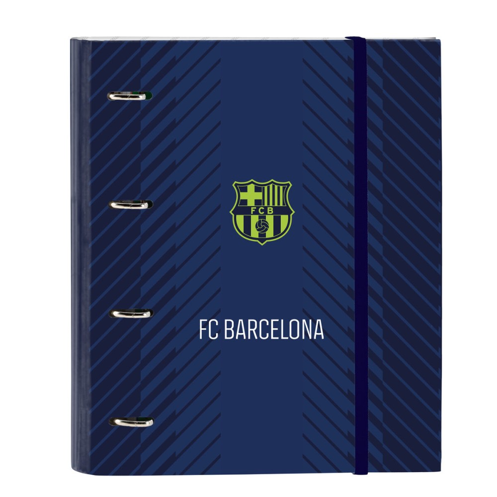 Reliure à anneaux F.C. Barcelona Blue marine 27 x 32 x 3.5 cm