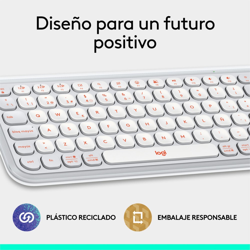 Clavier Logitech 920-013069 Blanc