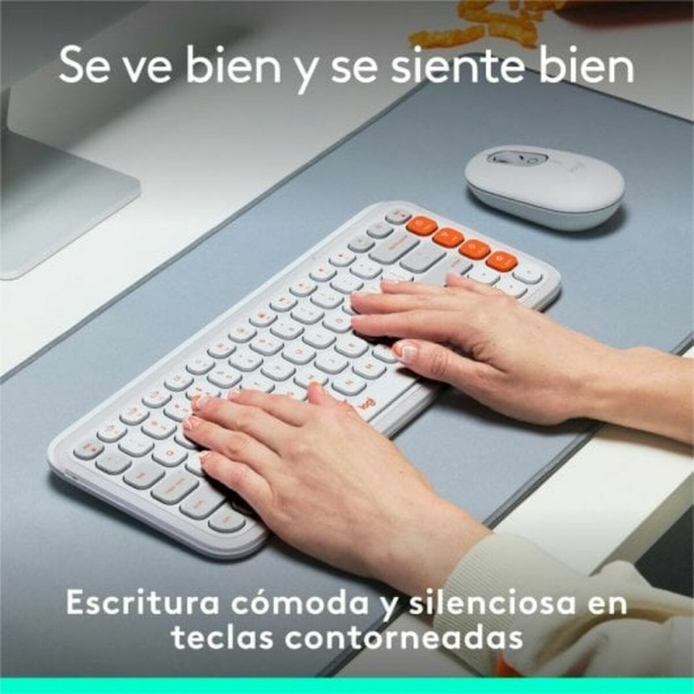 Clavier Logitech 920-013069 Blanc