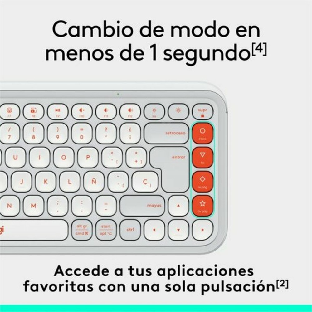 Clavier Logitech 920-013069 Blanc