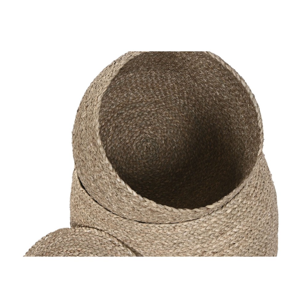 Set de basket Home ESPRIT Naturel Herbier marin (2 Pièces)