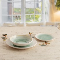 Assiettes Quid Velvet Vert Céramique 18 Pièces