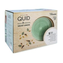 Assiettes Quid Velvet Vert Céramique 18 Pièces