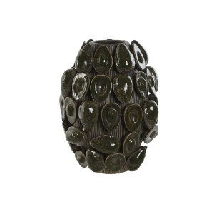 Vase Home ESPRIT Vert Céramique Grès Avocat Tropical 25 x 25 x 30 cm