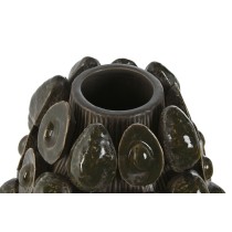 Vase Home ESPRIT Green Ceramic Stoneware Avocado Tropical 25 x 25 x 30 cm