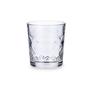 Verre d'eau Quid Rombos Transparent verre 260 ml (6 Unités)