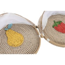 Plate cover Home ESPRIT Natural Fibre 40 x 40 x 24 cm