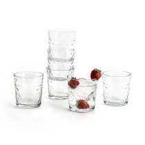 Verre d'eau Quid Rombos Transparent verre 260 ml (6 Unités)