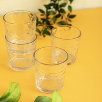 Verre d'eau Quid Rombos Transparent verre 260 ml (6 Unités)