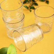 Verre d'eau Quid Rombos Transparent verre 260 ml (6 Unités)