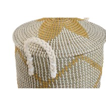 Set de basket Home ESPRIT Jaune Corail Herbier marin (2 Pièces)