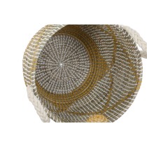 Set de basket Home ESPRIT Jaune Corail Herbier marin (2 Pièces)