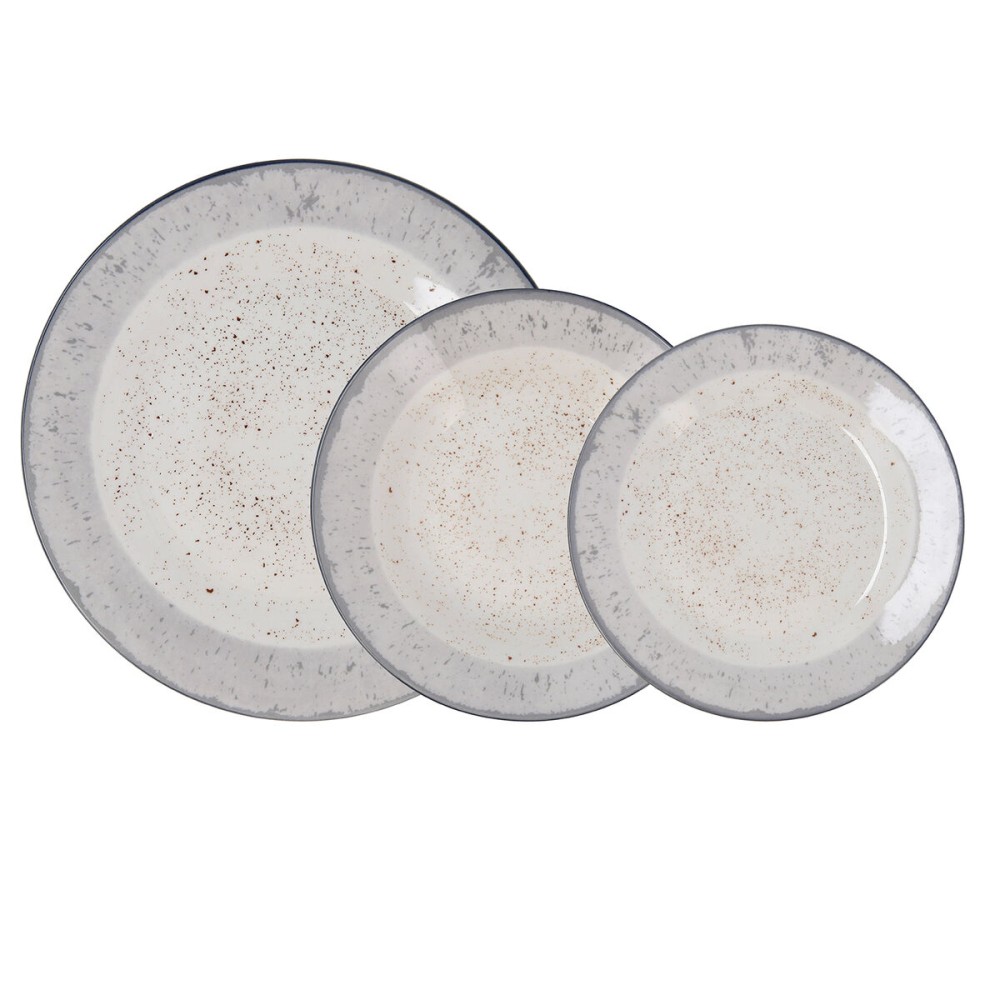 Tableware Quid Faro White Ceramic 18 Pieces