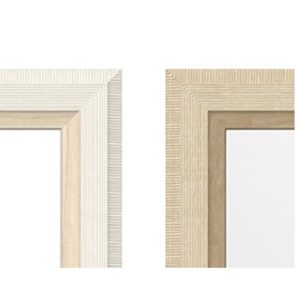 Miroir sur Pied Home ESPRIT Blanc Marron Beige Gris Verre polystyrène 35,5 x 40 x 156 cm (4 Unités)